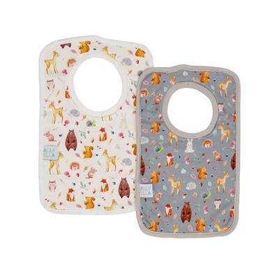 All4Ella Pullover Bib - Forest- 2 Pack | Baby Bunting AU