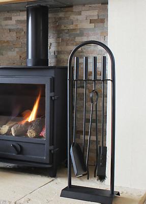 JVL Lambeth Contemporary Fireside Companion Arch 4 Piece Tool Set | Freemans