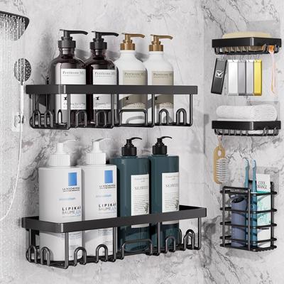 Amazon.com: Veken 5-Pack Rustproof & Waterproof Shower Caddy 5-Pack, No Drilling Adhesive Corner Shower Shelves, Rack For Inside Shower, Large Bathroo