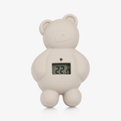 Liewood - Ivory Silicone Bear Bath Thermometer (13cm) | Childrensalon