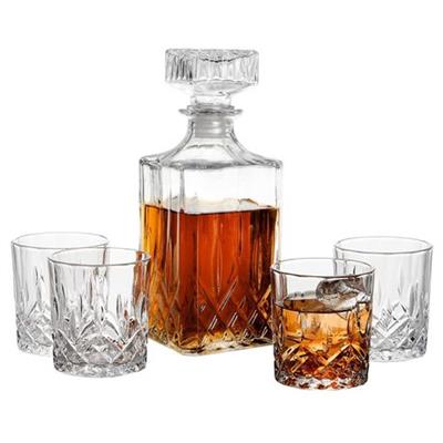 Whiskey Decanter 900ml with 4 Glasses 230ml | Shop Today. Get it Tomorrow! | takealot.com