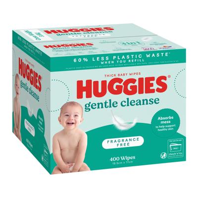 Huggies Wipes Fragrance Free 400 Pack | Baby Bunting AU