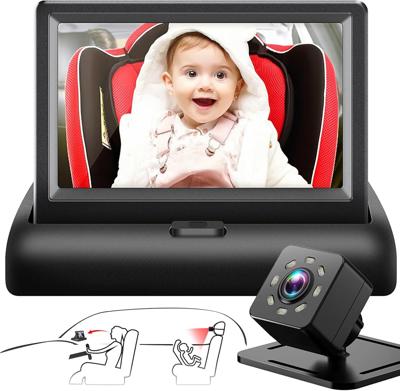 Amazon.com: Baby Car Mirror with 4.3 HD Night Vision Function Display, Safety Car Seat Camera with Wide Crystal Clear View, Easily Observe The Baby’