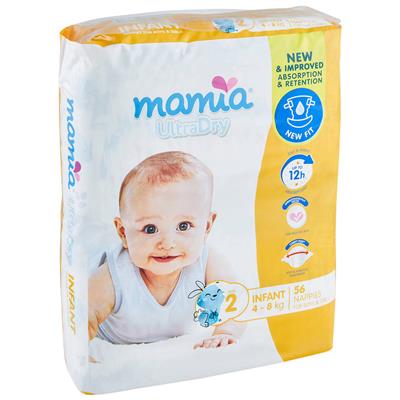 Size 2 Nappies 4-8kg 56 Pack