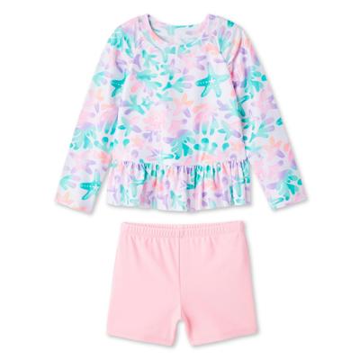 George Toddler Girls Rashguard 2-Piece Set