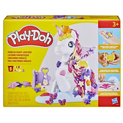 Play-Doh Magical Stylin Unicorn Playset for Kids 3 Years and Up