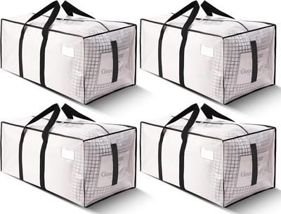 Amazon.com: HOMESURE Supports 200lbs Heavy Duty Moving Bags - Strong Zipper & Wrap-Around Handles - Water-Resistant Storage Totes, Durable Alternative