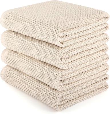 Amazon.com: HOMYTOP Large Kitchen Hand Towels,Cotton Waffle Weave Dish Towel for Drying, Cleaning Cloth for Kitchen Dishes - Extra Absorbent and Soft
