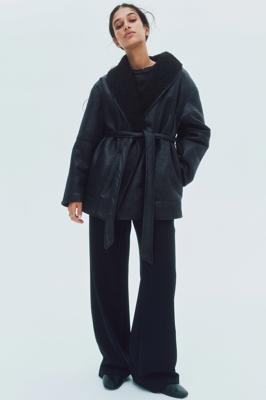 Double-faced coat - Black - Ladies | H&M GB