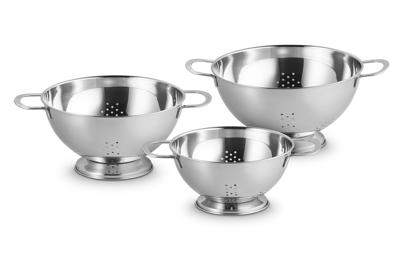 Set of 3 Stainless Steel Colanders | Le Creuset AU