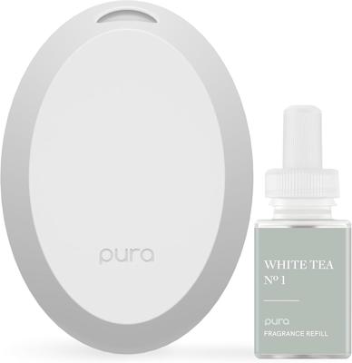 Amazon.com: Pura Mini Smart Fragrance Diffuser for Small Spaces Adjustable Smart Home Device with LED Light & Automatic Vial Detection - Includes 1 Sc