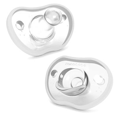Nanobebe Flexy Pacifier 0-3M 2Pk White | Baby Bunting AU