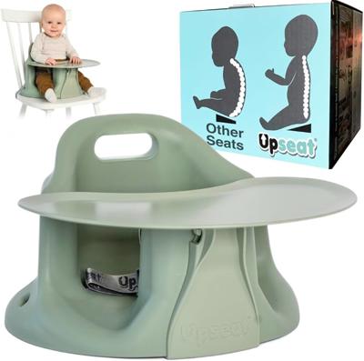 Amazon.com : Upseat – The Original Ergonomic Baby Floor & Booster Seat with Tray, Developed with Physical Therapists for Upright Posture & Healthy Hip