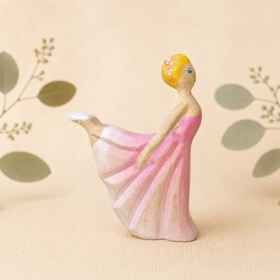 Wooden Toy Ballerina | Small World Play Figures | Handmade Toys