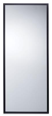 CANVAS Elmira Rectangular Wall Mirror, Black, 58 x 24-in
