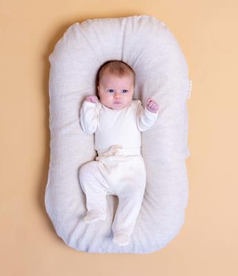 Bubba Cloud® Sand Dune airLUXE Baby Lounger | Organic & Award-Winning
