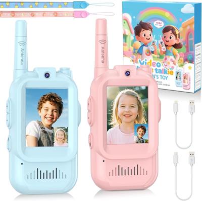 Amazon.com: Video Walkie Talkie for Kids - 2 Pack Rechargeable Kids Walkie Talkies Long Range Radios, Video Intercom & Voice Effects, Christmas Birthd