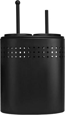 Amazon.com: Blue Donuts Toilet Brush and Plunger Set with Holder, Modern Black Bathroom Accessories Toilet Plunger and Toilet Bowl Brush Combo : Home