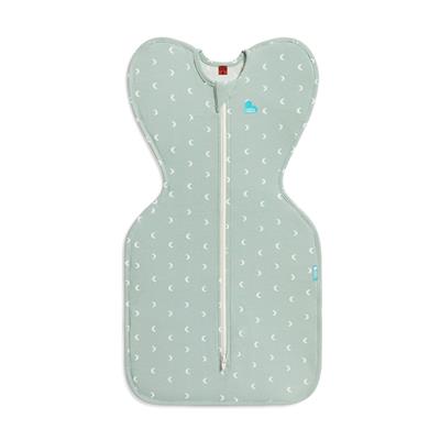 Love to Dream Original Swaddle Up 1.0 Tog Olive Moon Size Small | Baby Bunting AU