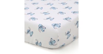 Disney Cot Fitted Sheet Stitch | Baby Bunting AU