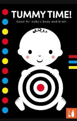 Tummy time fold-out book