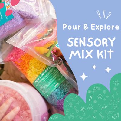 Pour and Explore Sensory Mix Kit - Messy Play Kids