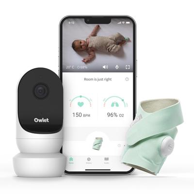 Owlet Monitor Movement Duo Sock & Camera Version 3 | Baby Bunting AU