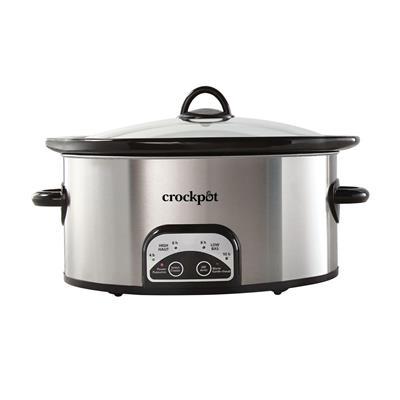 Crock-Pot 6-Quart One-Touch Slow Cooker, Stainless Steel, 5.7L - Walmart.ca