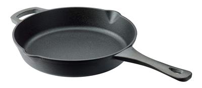 Master Chef Pre-Seasoned Cast Iron Frying Pan, 10-in