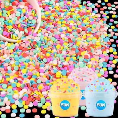 110g TINKRSTUFF Slime Mix Ins Non-edible Round Polymer Clay Slime Add Ins|Fake Sprinkles for Crafting, Nail Art Fimo, Lip Gloss, Cellphone Decorations