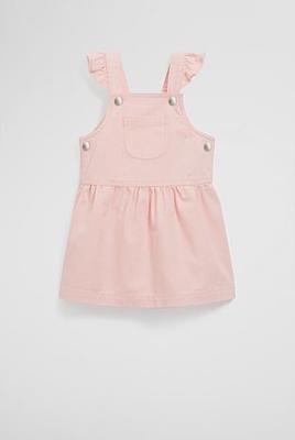 Pink Stripe Organically Grown Cotton Railroad Frill Dress - Dresses | Country Road