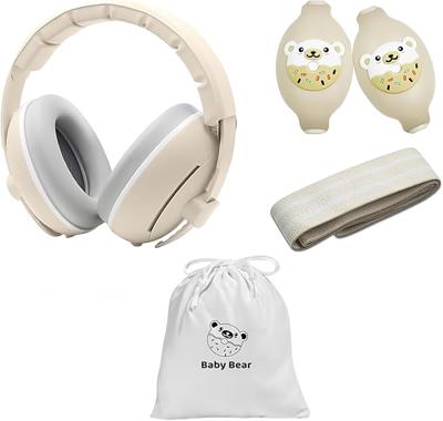BOENFU Baby Ear Defender 2-in-1 for Babies and Toddlers up to 4 Years,CE & EN71 Certified - Adjustable Noise Reduction Earmuffs,Comfortable Baby Headp