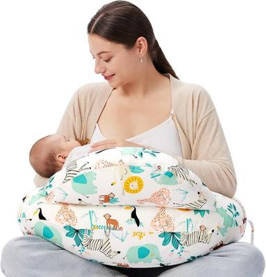 momcozy Nursing Pillow With Breastfeeding - Ergonomic Support & Original Security Fence to Baby Safety - Making Breastfeeding Easy and Comfort for Mo