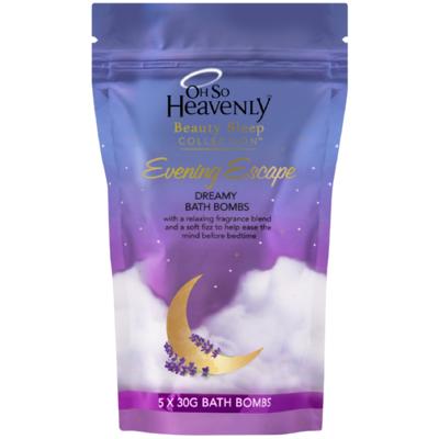 Oh So Heavenly Beauty Sleep Bath Bombs Evening Escape 5x30g - Clicks
