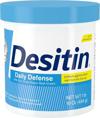 Amazon.com: Desitin Daily Defense Baby Diaper Rash Cream with 13% Zinc Oxide, Barrier Cream to Treat, Relieve & Prevent Diaper Rash, Hypoallergenic, D
