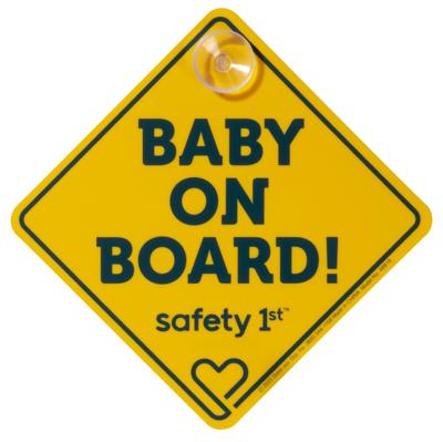Safety 1st Baby On Board Sign, Yellow, Infant, Unisex - Walmart.com