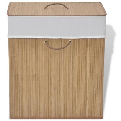 vidaXL Bamboo Laundry Bin Rectangular Natural - Walmart.ca