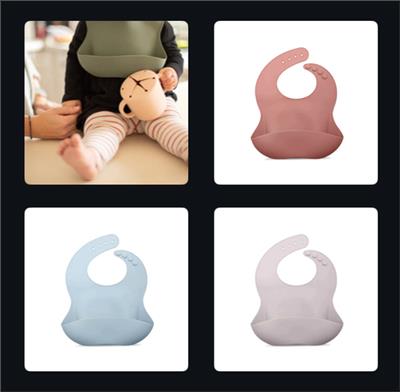 Nouka Silicone Bib | Groovy Mama