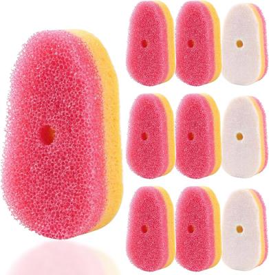 Amazon.com: 10 Pack Sponge Refills for Scrub Daddy Dish Daddy, Upgraded Material | Scrub Brush Replacement Sponge Heads Only, Dish Wand Not Included,