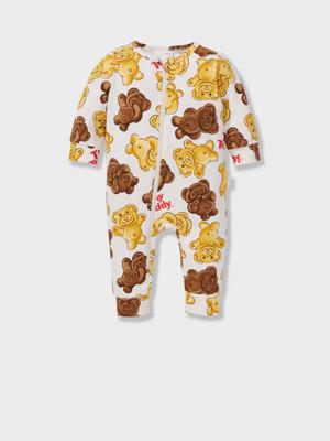 Baby Arnotts Tiny Teddy Onesie Multi - Peter Alexander Online