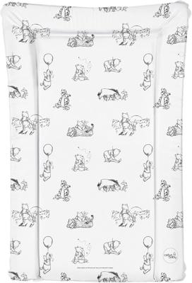 Little Poppets Deluxe Unisex Baby Waterproof Changing Mat with Raised Edges - Black & White Winnie the Pooh, L : Amazon.co.uk: Baby Products