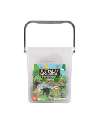 60 Piece Australian Animal Bucket Playset - Kmart
