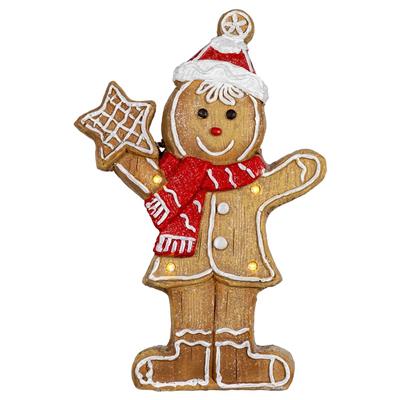 Northlight Seasonal 15.5in. LED Gingerbread Boy Christmas Figure