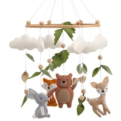 Sleepy Time Felt Mobiles - Woodland Bear & Friends with Clouds – KASIEs Room