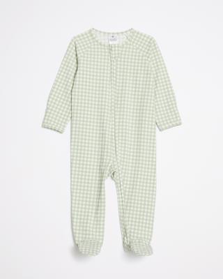 Baby Organic Cotton Print Zip Coverall | Target Australia