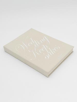 Linen Wedding Keepsake Book Box – The Ceremony Club