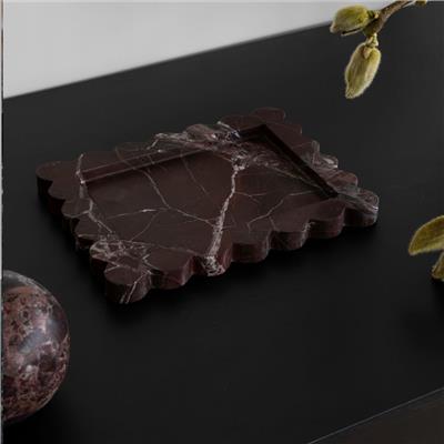 Palazzo Medium Scalloped Tray Rosso Levanto – CoTheory