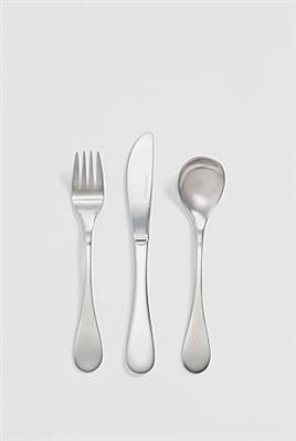 Brushed Steel Walti Kids Cutlery Set - Kids Dining | Country Road