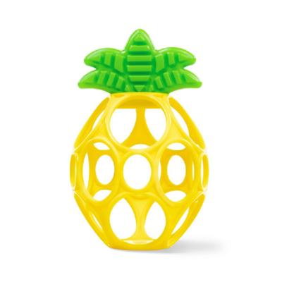 Oball Hold My Own Easy Grasp Teether Toy Pineapple | Baby Bunting AU