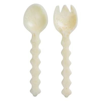 Gisele Salad Servers - Pearl – Sage and Clare